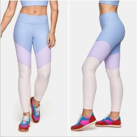 Outdoor Voices 7/8 Tri Color leggings - Picture 1 of 5